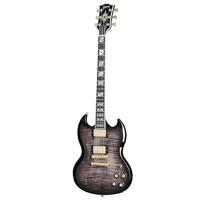 Gibson SG Supreme Translucent Ebony Burst elektrische gitaar met hardshell case - thumbnail