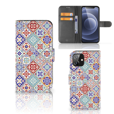 iPhone 12 | 12 Pro (6.1") | Bookcase | Tiles Color