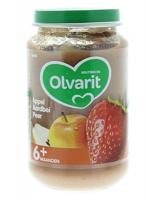 Olvarit 6+ Maanden Appel Aardbei Peer 200g bij Jumbo - thumbnail