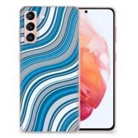 Samsung Galaxy S21 | TPU bumper | Waves Blue - thumbnail