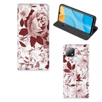 Bookcase OPPO A15 Watercolor Flowers - thumbnail