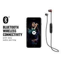 House of Marley Smile Jamaica Wireless 2 In-Ear Hoofdtelefoon, Geluidsisolerend, Bluetooth, 9 uur Speeltijd, Quick Charge, IPX-4 waterdicht, Microfoon, Rasta - thumbnail