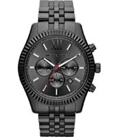 Horlogeband Michael Kors MK8320 Staal Zwart 22mm - thumbnail