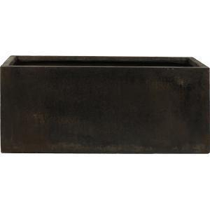 Ter Steege Static rechthoekige plantenbak 65x22x22 cm zwart Ter Steege Static rechthoekige plantenbak 65x22x22 cm zwart