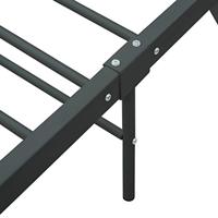 Bedframe metaal grijs 100x200 cm - thumbnail