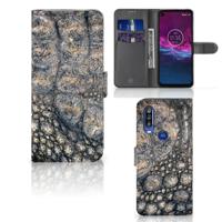 Motorola One Action | Telefoonhoesje | Met pasjeshouder | Krokodillenprint - thumbnail