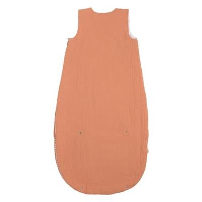 Warme slaapzak - SAUTHON - SUNLIGHT - 6-24 maanden - 100% katoen - Terracotta
