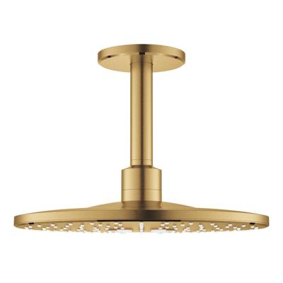 Regendoucheset GROHE Rainshower SmartActive 31 cm met Plafondarm Cool Sunrise Geborsteld