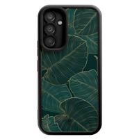 Samsung Galaxy A34 zwarte case - Monstera leaves - thumbnail