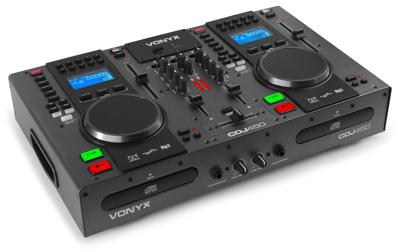 Vonyx CDJ450 Dubbele CD/USB mp3 speler en mixer met Bluetooth
