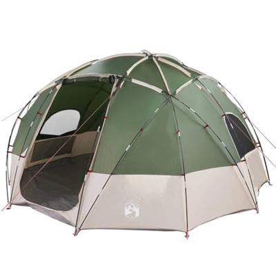 VidaXL Camping tent met dak groen 475 x 475 x 235 cm polyester