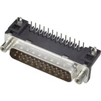 FCI D-SUB D25P13A4GX00LF D-sub male connector 90 ° Aantal polen: 25 Print 1 stuk(s) - thumbnail
