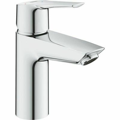 Grohe QuickFix Start S-size wastafelkraan met koude start en push-open waste chroom