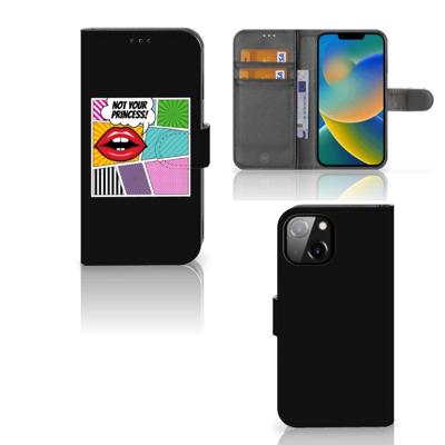 Apple iPhone 14 | Wallet Case | met Pasjes | Popart Princess Apple iPhone 14 | Wallet Case | met Pasjes | Popart Princess