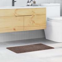 VidaXL Antislip badmat bruin 50 x 80 cm pp - thumbnail