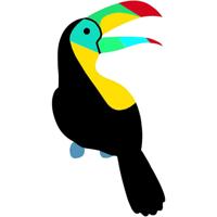 Creativ Company Jungledieren, h: 14-25 cm, b: 12-23 cm, 230 gr, wit, 16 stuk/ 1 doos - thumbnail