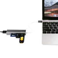 LogiLink UA0305 USB hub 3x USB A 1x kaartlezer - thumbnail