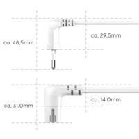 Hama 00221100 Stroom Netkabel Wit 3 m - thumbnail