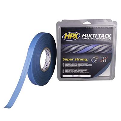 HPX Dubbelzijdige Multi-tack tape | Semi-transparant | 19mm x 25m - PA1925 PA1925 HPX Dubbelzijdige Multi-tack tape | Semi-transparant | 19mm x 25m - PA1925 PA1925