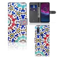 Motorola One Action | Bookcase | Mozaïek | Portemonnee hoesje - thumbnail