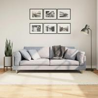 VidaXL Vloerkleed oviedo laagpolig 140x200 cm beige - thumbnail