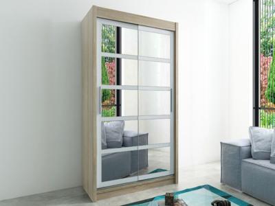 Kast ROMELU 2 schuifdeuren 120 cm sonoma/wit Kast ROMELU 2 schuifdeuren 120 cm sonoma/wit
