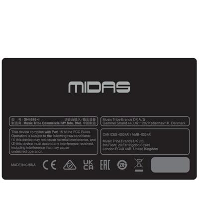 Midas DN4816-I StageConnect 16-kanaals interface Midas DN4816-I StageConnect 16-kanaals interface
