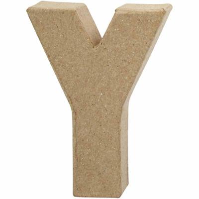Creativ Company Letter papier-maché - y, 10cm Creativ Company Letter papier-maché - y, 10cm