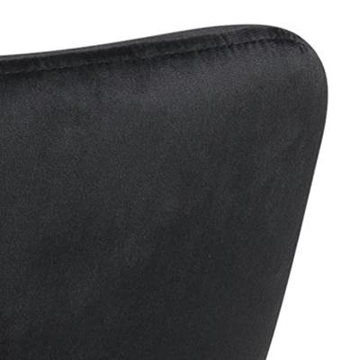 Bendt Eetkamerstoel 'Myla' Velvet, kleur Zwart