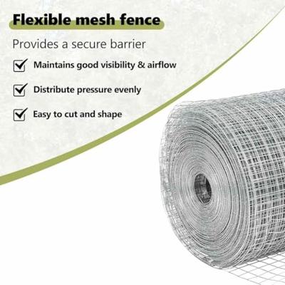 VidaXL Hek met paal zilver 0,5 x 10 m staal