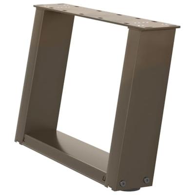 Salontafelpoten 2 st U-vormig 40x(30-31) cm staal naturel