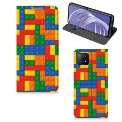 OPPO A73 5G | Hoesje met Magneet | Blokken