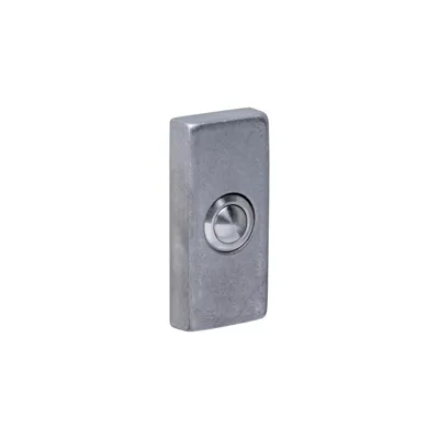 Intersteel Deurbel Rechthoekig Verdekt 65x30x10mm RVS Getrommeld Intersteel Deurbel Rechthoekig Verdekt 65x30x10mm RVS Getrommeld