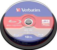 Verbatim 43694 Blu-ray BD-RE disc 25 GB 10 stuk(s) Spindel Herschrijfbaar, Antikras-coating - thumbnail