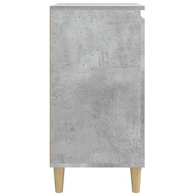 Nachtkastje 40x35x70 cm bewerkt hout betongrijs