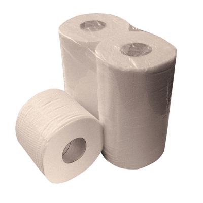 Toiletpapier Basic recycled 2-laags 400 vel (4 rol) Toiletpapier Basic recycled 2-laags 400 vel (4 rol)