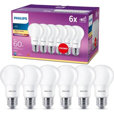 Philips LED-lampen 8 W 806 lumen 6 st 929001234391