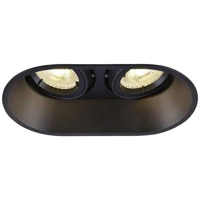 SLV 1006121 HORN LED-inbouwlamp GU10 25 W Zwart SLV 1006121 HORN LED-inbouwlamp GU10 25 W Zwart