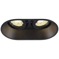 SLV 1006121 HORN LED-inbouwlamp GU10 25 W Zwart - thumbnail