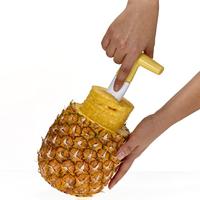 Tomado-Metaltex Ananassnijder 23 cm Wit/Geel - thumbnail