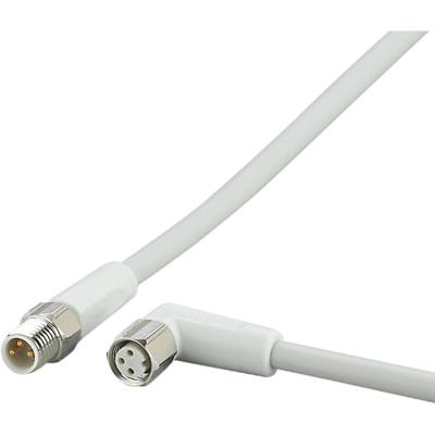 ifm Electronic EVF149 Verbindingskabel Aantal polen (sensoren): 3, 3 Stekker, recht, Bus, haaks 0.6 m 1 stuk(s)