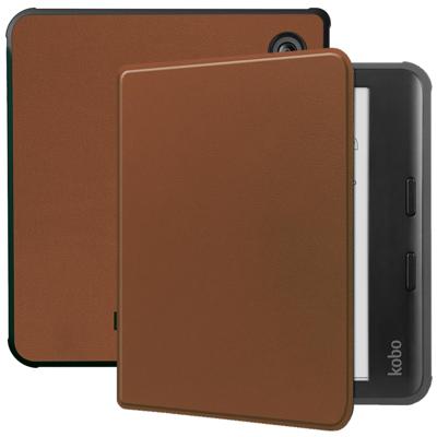 Lunso Kobo Libra Colour hoes (7 inch) - sleepcover - Bruin Lunso Kobo Libra Colour hoes (7 inch) - sleepcover - Bruin