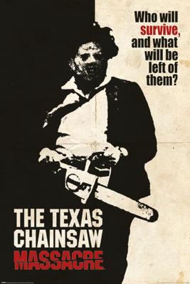 Poster Texas Chainsaw Massacre - Who Will Survive 61x91,5cm Poster Texas Chainsaw Massacre - Who Will Survive 61x91,5cm