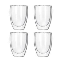 Krumble Koffie glas dubbelwandig 300ml - set van 4 - thumbnail