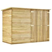 Tuinschuur 232x110x170 cm geïmpregneerd grenenhout - thumbnail