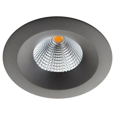 SG LED inbouwspot 7W 2700K 610 lumen grafiet dimbaar UNILED isosafe IP65 904224 slechts 35mm hoog