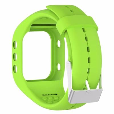 Slimme horloge Silicome polsband horlogeband voor POLAR A300 (groen)