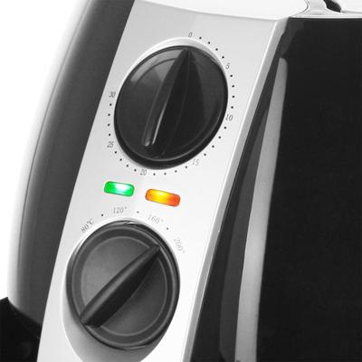 Emerio AF-116073 Smart Fryer 4.5L 1500W Zwart/Zilver Emerio AF-116073 Smart Fryer 4.5L 1500W Zwart/Zilver