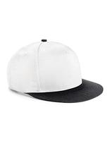 Beechfield CB615 Youth Size Snapback - Black/Surf Blue - One Size - thumbnail