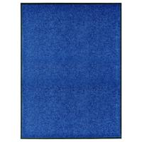 Deurmat wasbaar 90x120 cm blauw - thumbnail